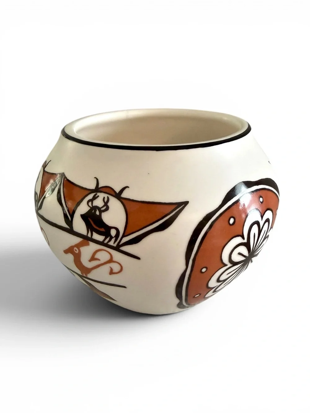 Vintage Pottery Planter Pot or Vase Southwestern 80s